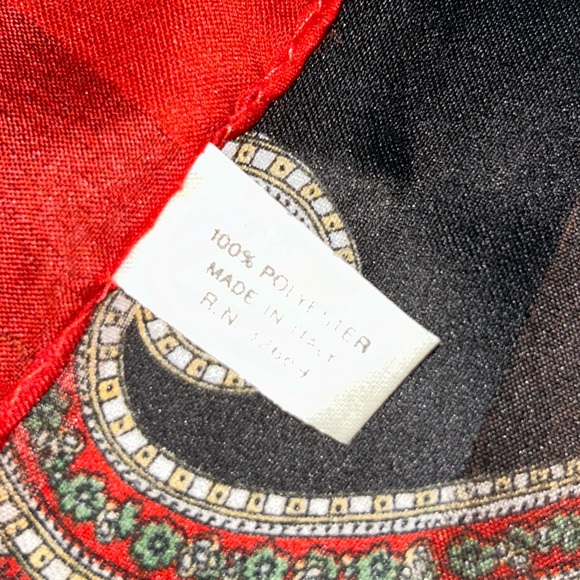 Italian Patterned Scarf - Picture 10 of 10